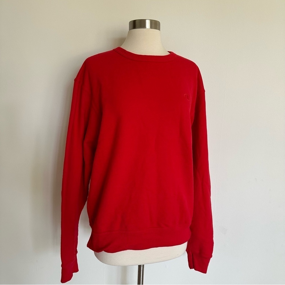 Champion Authentic Athletic Wear Red Crewneck Sweatshirt Top M